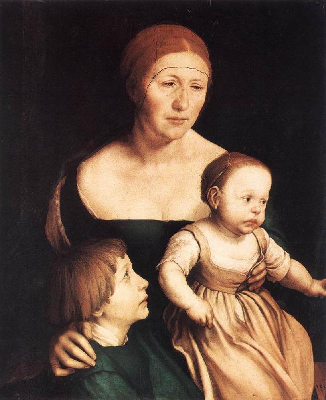 HOLBEIN, Hans the Younger The Artist's Family sf oil painting image